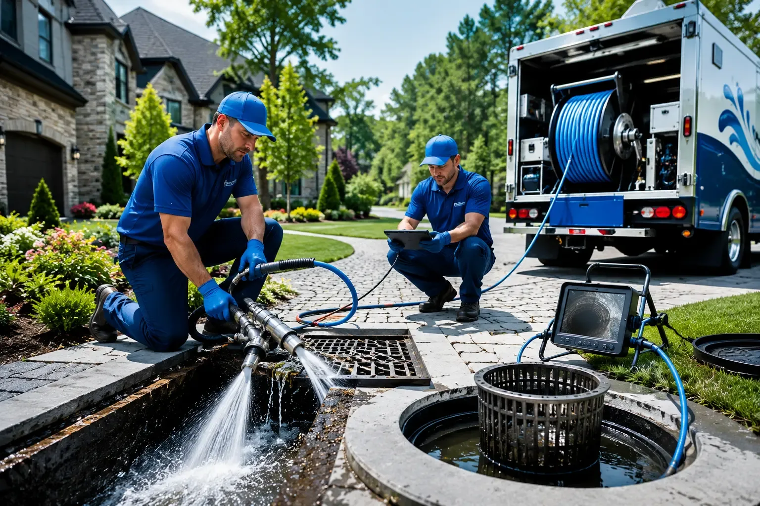 Local outdoor drain cleaning professionals in Gilman, CT